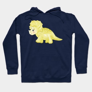 Green cute triceratops Hoodie